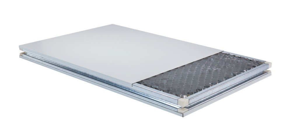 Handmade Cleanroom Rock Wool Sandwich Panel Fireproof 50mm 75mm 100mm Thick 0