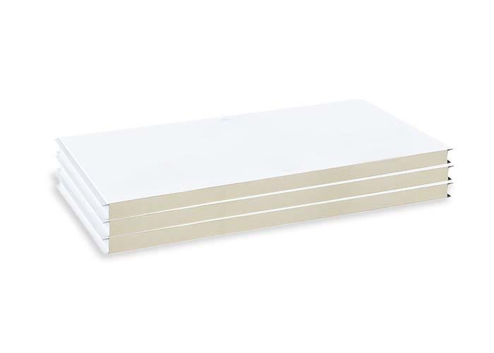 Handmade Cleanroom Rock Wool Sandwich Panel Fireproof 50mm 75mm 100mm Thick 0