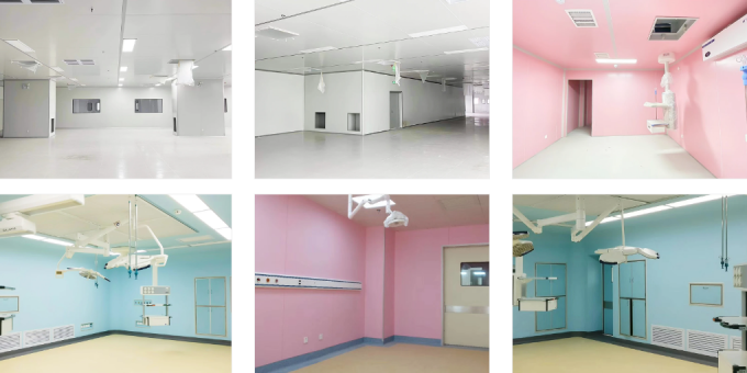 Handmade Cleanroom Rock Wool Sandwich Panel Fireproof 50mm 75mm 100mm Thick 0