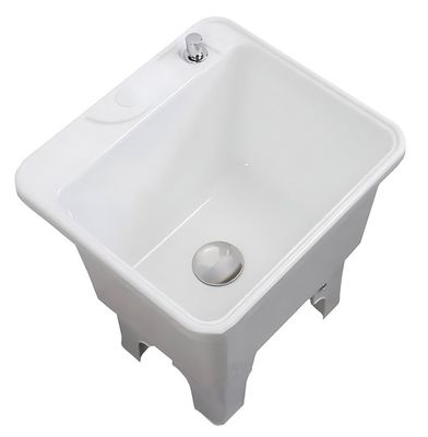 Buy Clean Room Dirty Wash Basin / Mop Basin With Automatic Sensor Faucet online manufacture