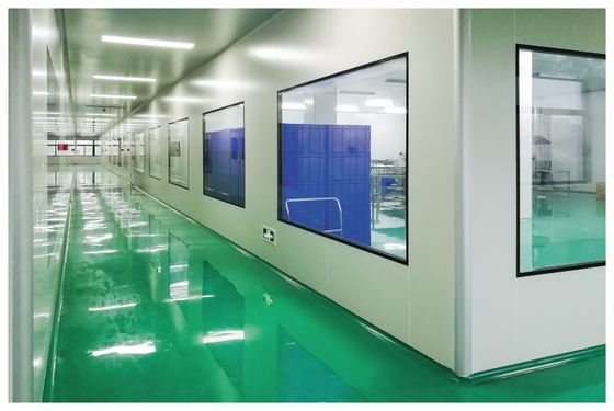 Buy Aluminum Frame Double Tempered Glass Window For Clean Room Environments online manufacture