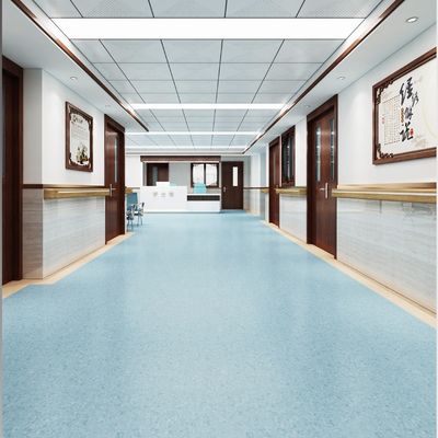 Buy Hospital Cleanroom PVC Flooring Plastic Antistatic Vinyl Flooring Roll online manufacture