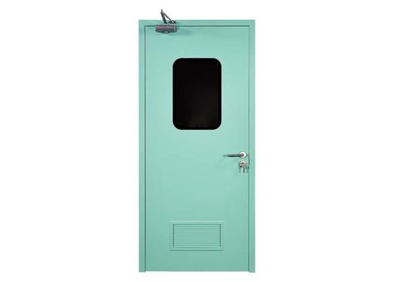 Buy Steel Cleanroom Swing Door Modular Hermetically Sealed Doors For Hospital online manufacture