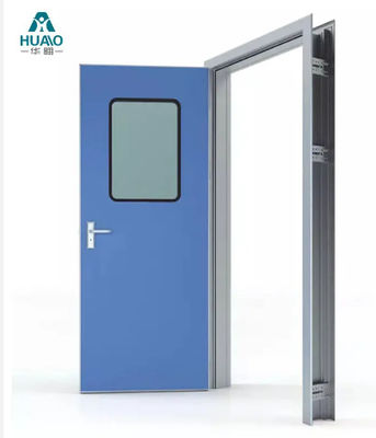 Buy CE Standard Fireproof Steel Clean Room Door For Pharmacy Hospital Lab online manufacture