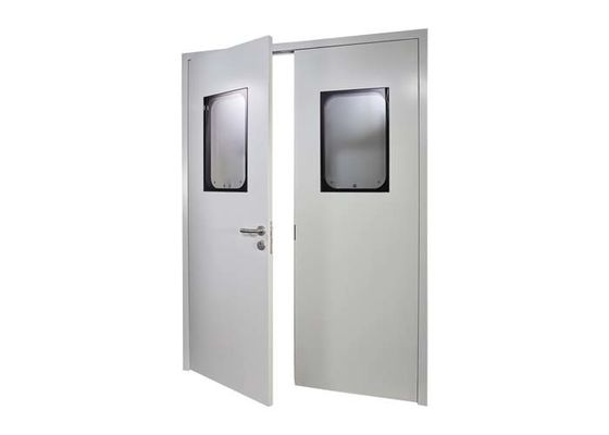 Buy Steel Airtight Cleanroom Swing Door Fireproof Medical Operating Room Door online manufacture