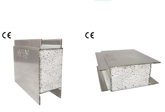 Buy Stainless Steel Rock Wool MGO PU Cleanroom Sandwich Panel Sound Insulation online manufacture