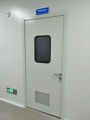Buy Thermal Insulation Steel Cleanroom Swing Door Single Modular Hospital Security Doors online manufacture