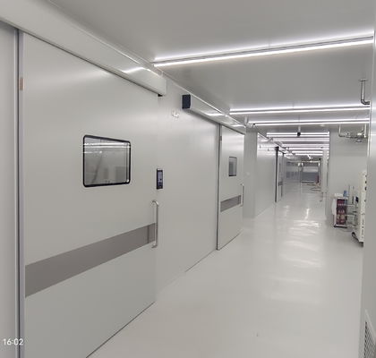 Buy Hospital Cleanroom Automatic Sliding Door Heat Insulation Seamless Construction online manufacture