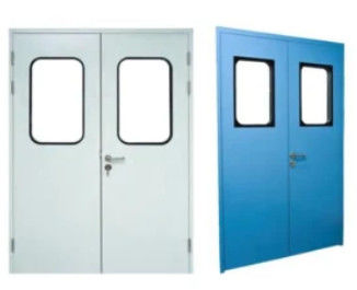 Buy Modular Clean Room Double Door with Galvanized Iron Or 304 Stainless Steel Material online manufacture
