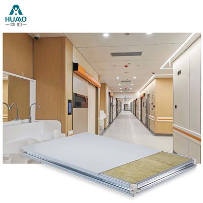 Buy Handmade Cleanroom Rock Wool Sandwich Panel Sound Insulation Fireproof online manufacture