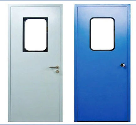 Buy 50mm Thick Automatic Cleanroom Swing Door Stainless Steel Hospital Interior Doors online manufacture