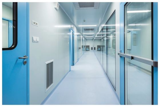 Buy Security Pharmaceutical Clean Room Door Galvanized Steel With Tempered Windows online manufacture