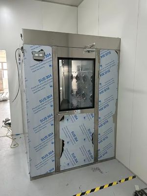 Buy Stainless Steel Cleanroom Air Shower Automatic Door Air Shower Unit online manufacture