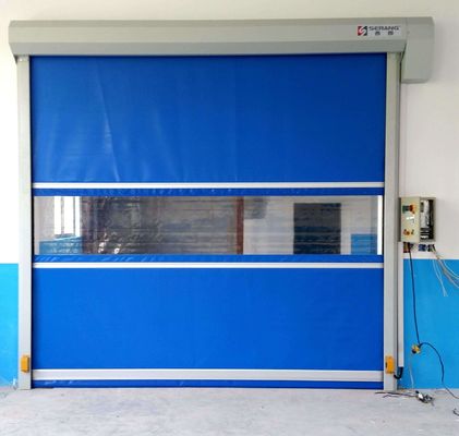 Buy Electric PVC Fast Rolling Shutter Door Wind Resistance For Logistic Warehouse online manufacture
