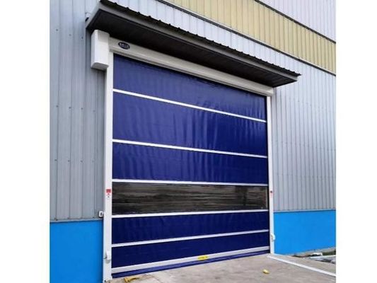Buy Automatic PVC Fast Rolling Shutter Door High Speed Access Dust And Wind Defense online manufacture