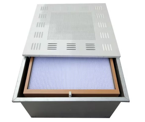 Buy Modular Stainless Steel HEPA Filter Box For Hospital Cleanroom Air Filtration online manufacture