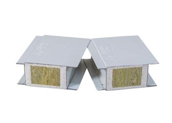 Buy Fire Resistant MGO Rock Wool Panel Insulation Materials Board Rock Wool Sandwich Panels Insulation Plant Mineral Wool For Clean Room Construct online manufacture