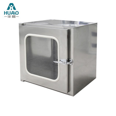 Buy Stainless Steel 304 Transmission window Interlock Pass Box with UV lamp Internal dimensions online manufacture