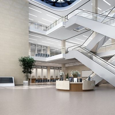 Commercial Shopping Mall Pvc Flooring Roll Waterproof Homogeneous Vinyl Flooring