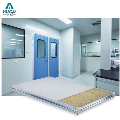 Fire Retardant Seismic Sound Insulation Antibacterial Clean Room Rock Wool Core Sandwich Panel