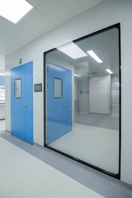 HE201 0.8mm Galvanized Steel Sandwich Clean Room Door for Food Industrial
