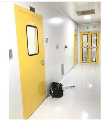 1.0mm Frame Galvanized Steel Cleanroom Swing Door For Hospital Lab  Workshop