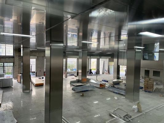 ISO Certified 304 0.5mm Stainless Steel Cleanroom Sandwich Panels For Food Factory